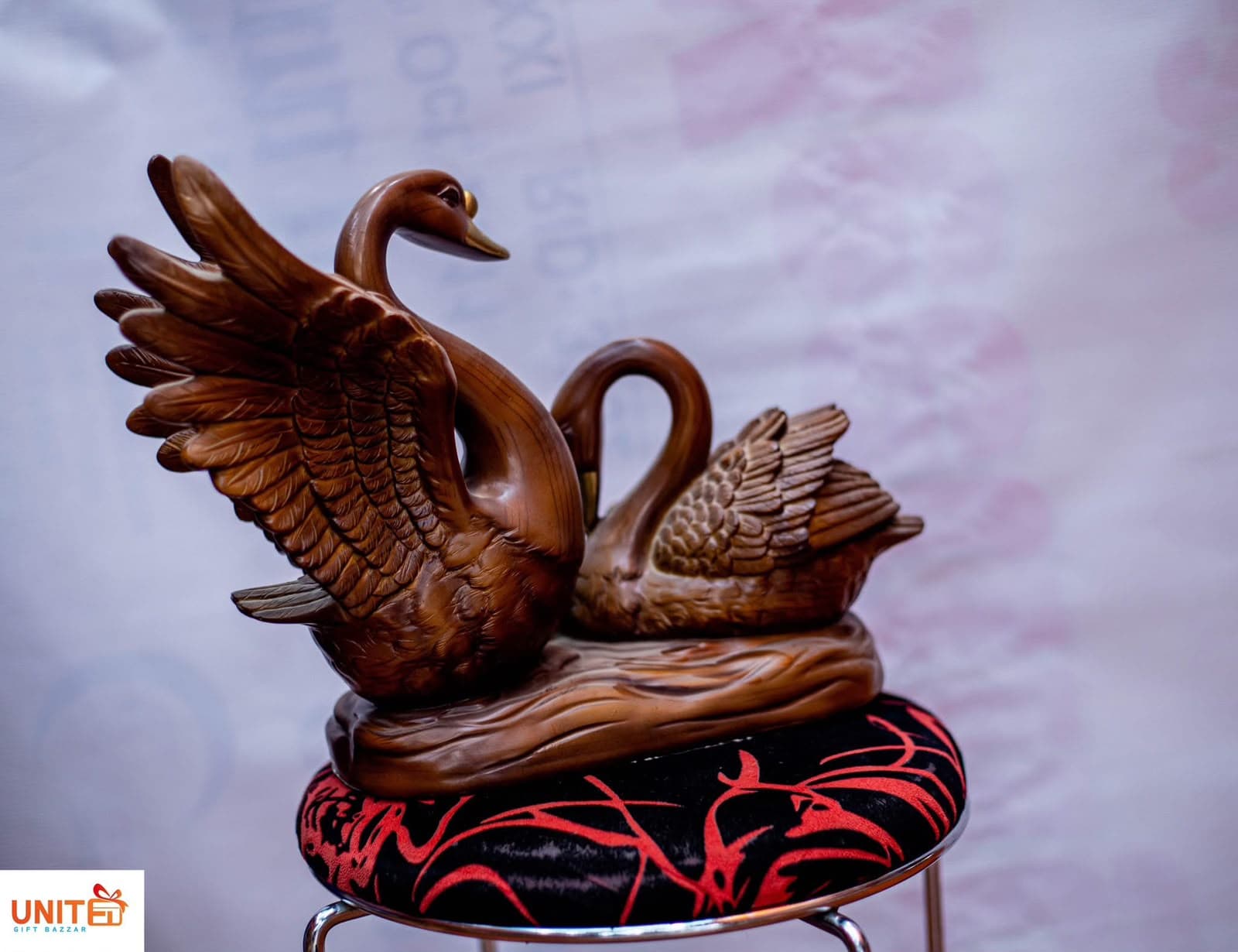 Wooden Duck Statue
